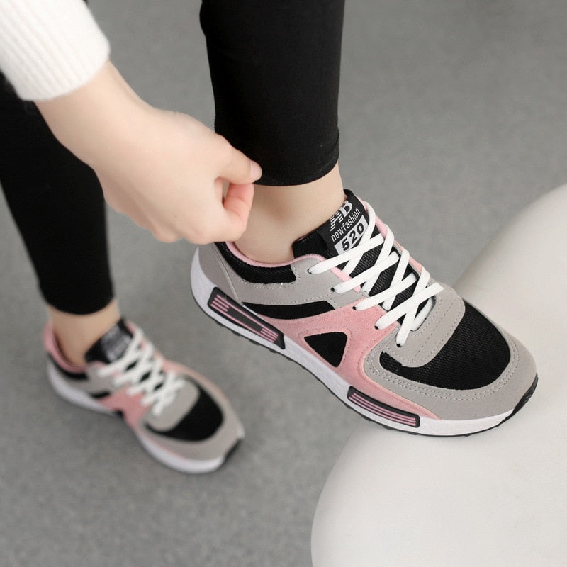 Women sneakers breathable shoes 