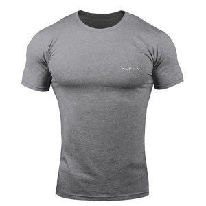 Men Sport Training Cotton T-shirt