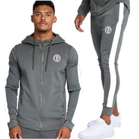 New Men Hoodies Pants Fitness Sportswear