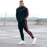 New Men Hoodies Pants Fitness Sportswear