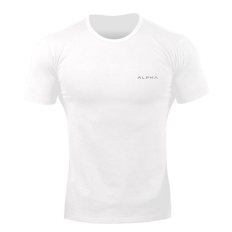 Men Sport Training Cotton T-shirt