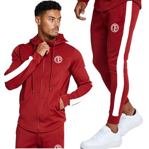 New Men Hoodies Pants Fitness Sportswear