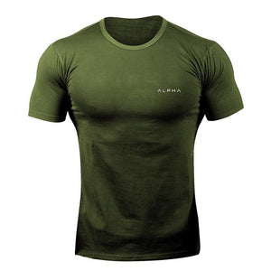 Men Sport Training Cotton T-shirt