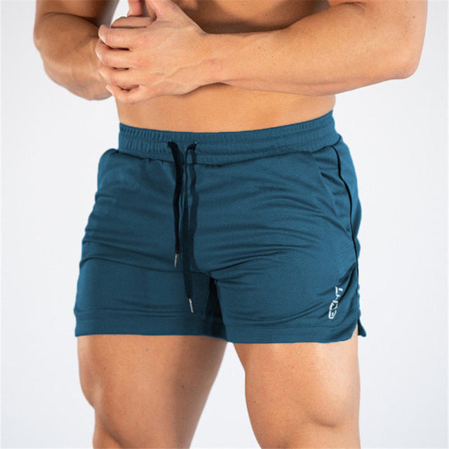 Men Fitness Bodybuilding Shorts Man